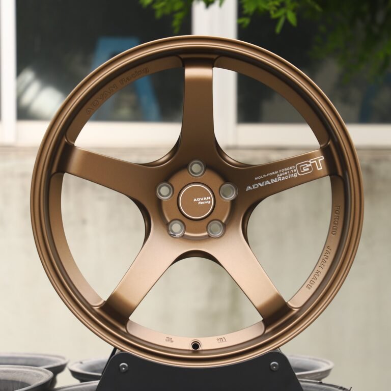 Toyota GR86 wheels – Bronze 5-Spoke (Advan Racing GT-Style), front view