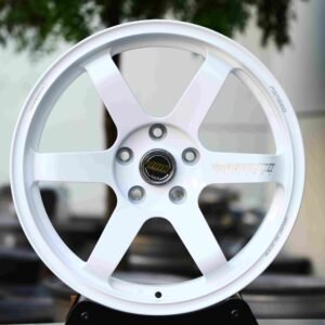 Advan Racing Gloss White Custom Racing Forged Wheels – BMW M3 / Audi RS5 Fitment (5-Lug)