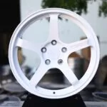 Honda OEM-Style Gloss White Custom Forged Wheels – Honda Civic / Accord Fitment (5-Lug)