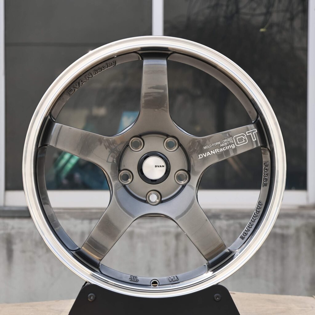 Advan Racing Metallic Gray 5-Spoke Deep Lip Forged Wheels – BMW M3 / Audi RS5 Fitment (5-Lug)