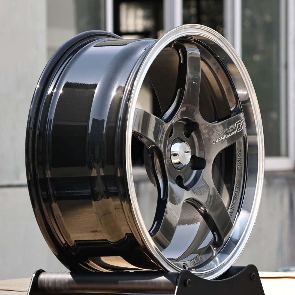 Advan Racing Metallic Gray 5-Spoke Deep Lip Forged Wheels - BMW M3 / Audi RS5 Fitment (5-Lug) view 4