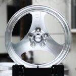 Advan-Style Matte Silver 3-Spoke Forged Wheels – Porsche 911 / M3 Fitment (5-Lug)