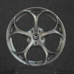 Citroen OEM-Style Metallic Gray 5-Spoke Forged Wheels – Citroen C5 / C6 Fitment (5-Lug)