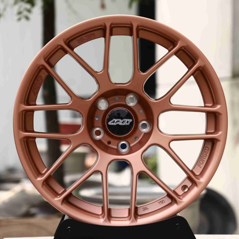BMW M3 E46 wheels – Bronze (APEX ARC-8-Style), front view