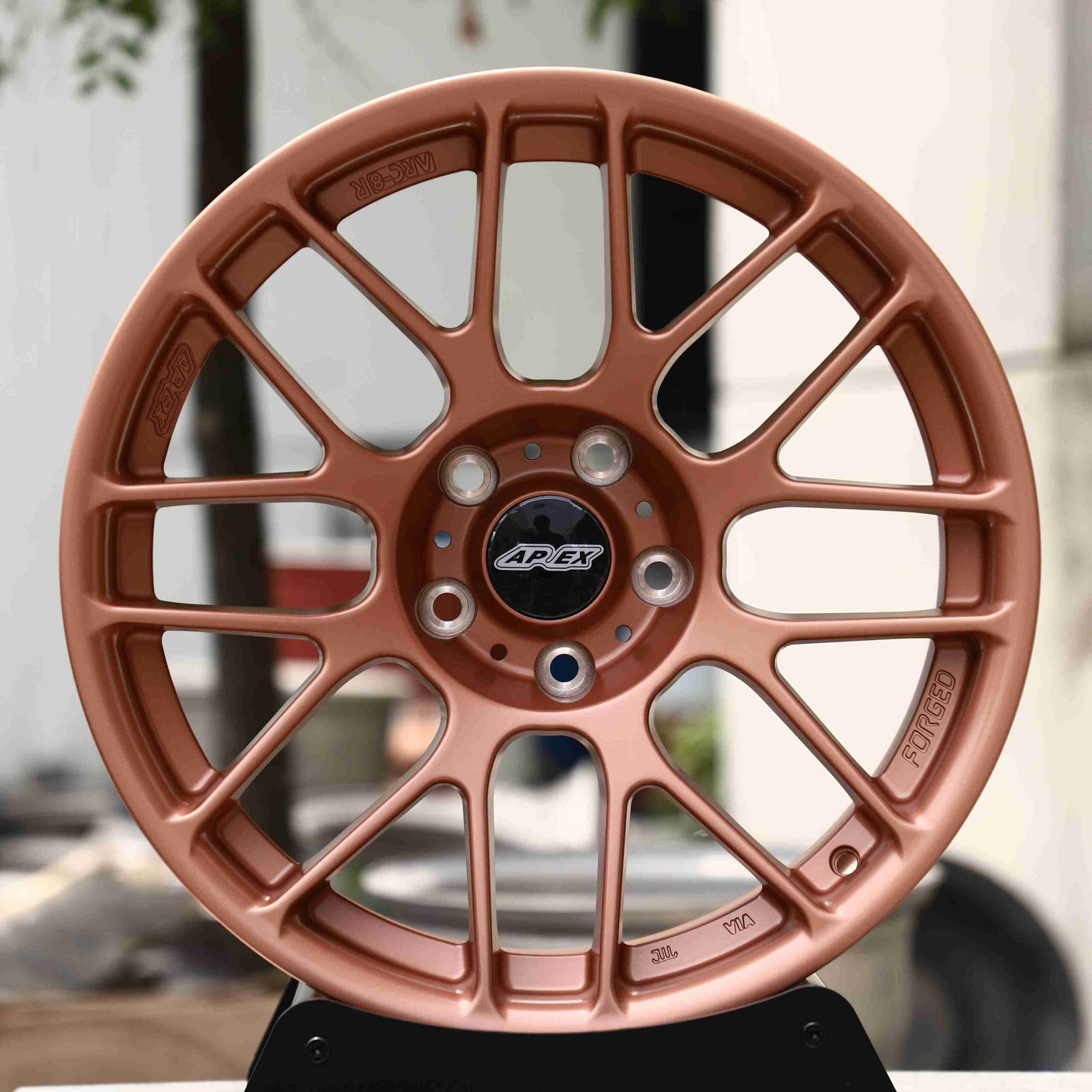 BMW M3 E46 wheels – Bronze (APEX ARC-8-Style), front view