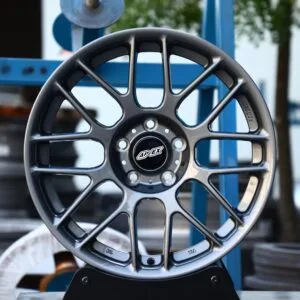 APEX ARC-8-Style ARC Matte Silver 8 Y-Spoke Forged Wheels - BMW M3 E46 / BMW 3 Series F30 Fitment (5-Lug)