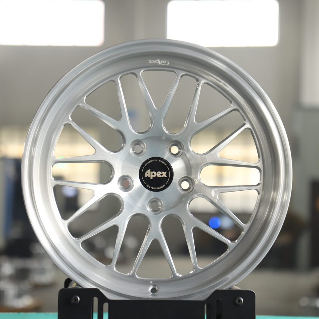 APEX Bright Silver 10 Y-Spoke Deep Lip Forged Wheels – BMW M3 / Audi RS5 Fitment (5-Lug)