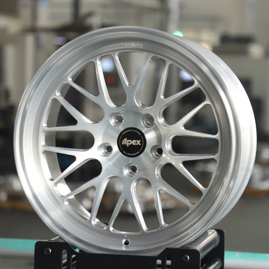 APEX Bright Silver 10 Y-Spoke Deep Lip Forged Wheels - BMW M3 / Audi RS5 Fitment (5-Lug) view 2