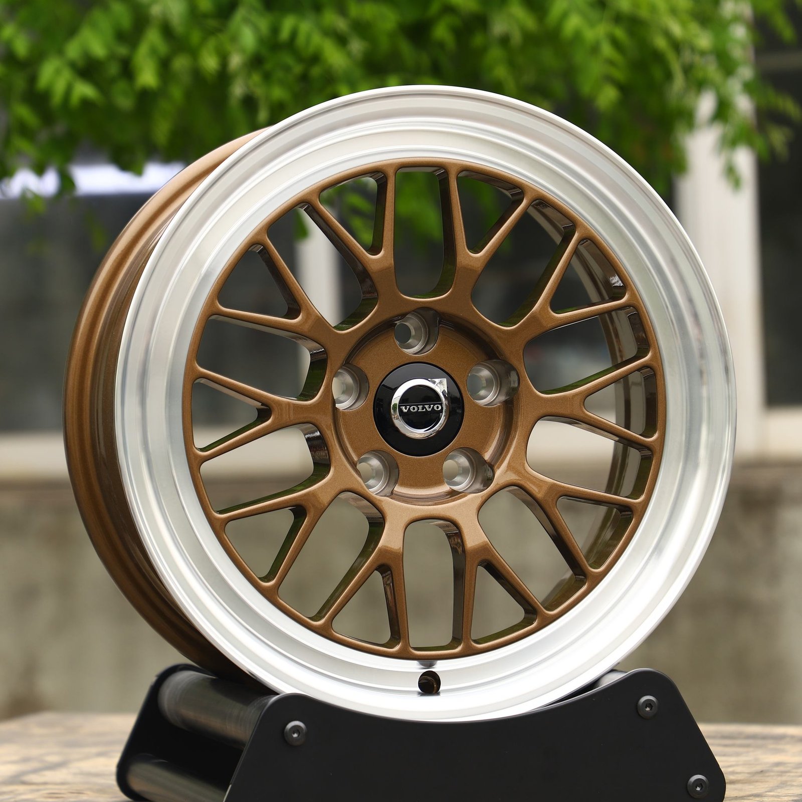 Volvo XC90 wheels – Bronze 10 Y-Spoke Wide Lip (Volvo OEM-Style), front view