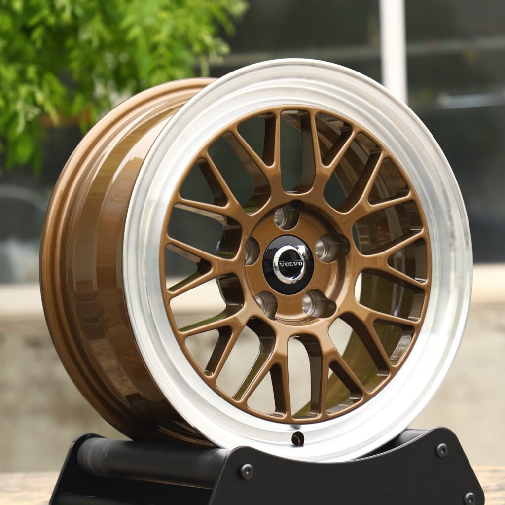 Volvo XC60 wheels – Bronze 10 Y-Spoke Wide Lip (Volvo OEM-Style), angled view