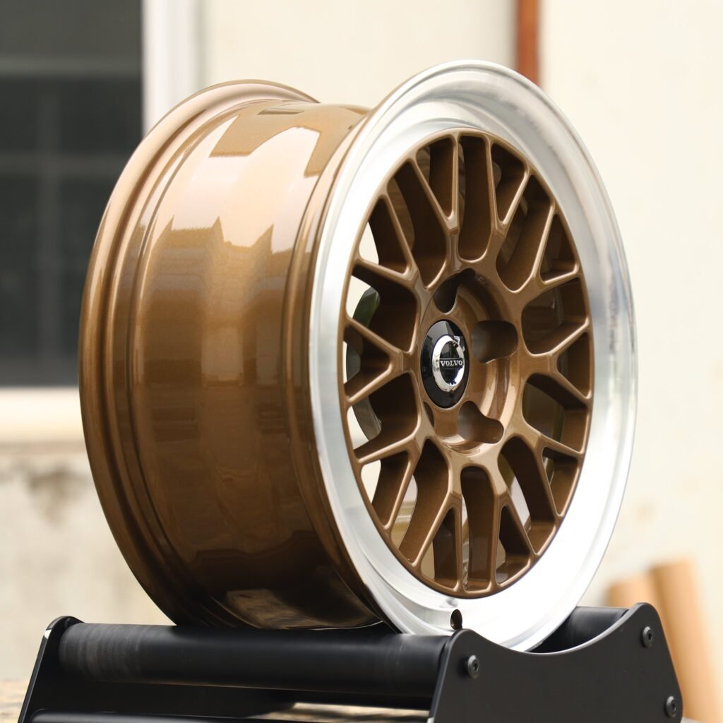 5x108 wheels – Bronze 10 Y-Spoke Wide Lip (Volvo OEM-Style), side view