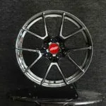 APEX-Style Black / Machined 5 Split-Spoke Forged Wheels – Toyota GR86 / BMW 3 Series F30 Fitment (5-Lug)