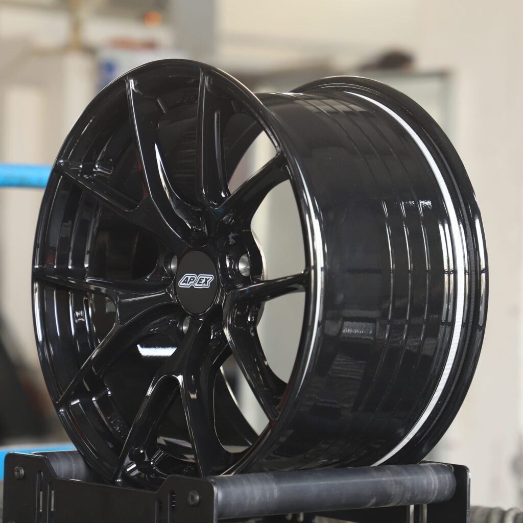 APEX Gloss Black 5 Y-Spoke Forged Wheels - BMW M3 / Audi RS5 Fitment (5-Lug) view 2