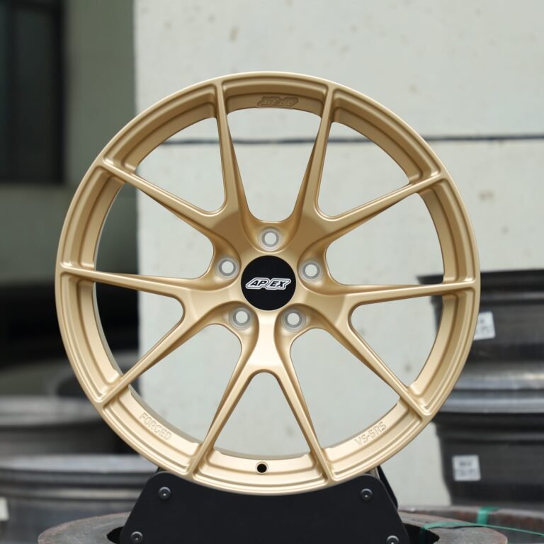 Toyota GR86 wheels – Gold 5 Y-Spoke (APEX VS-5RS-Style), front view
