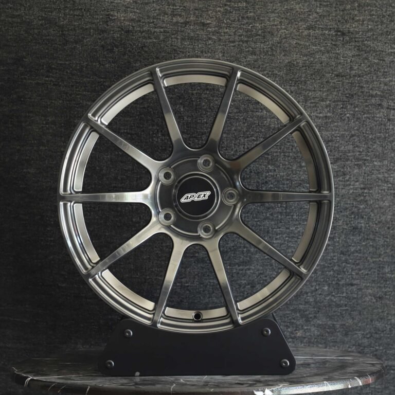 BMW 3 Series E90 wheels – Metallic Gray 10-Spoke (APEX SM-10-Style), front view