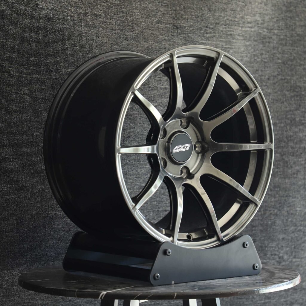APEX Metallic Gray 10-Spoke Forged Wheels - BMW M3 / Audi RS5 Fitment (5-Lug) view 3