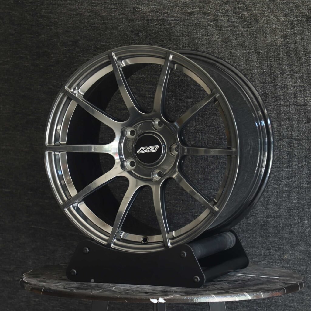APEX Metallic Gray 10-Spoke Forged Wheels - BMW M3 / Audi RS5 Fitment (5-Lug) view 4
