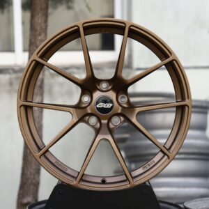 APEX-Style Bronze 5 Y-Spoke Forged Wheels – Porsche 911 / M3 Fitment (5-Lug)