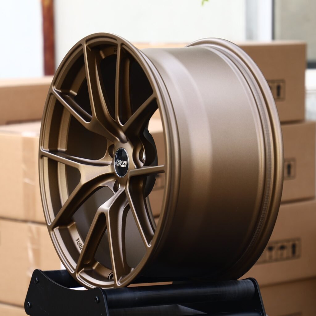 5x130 wheels – Bronze 5 Y-Spoke (APEX-Style), side view