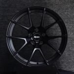 APEX-Style Matte Black 10 Split-Spoke Forged Wheels – Porsche 911 / M3 Fitment (5-Lug)