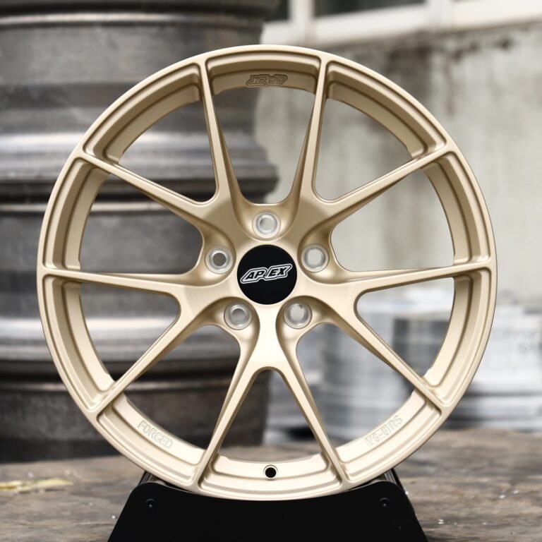 Porsche 911 wheels – Matte Bronze 5 Y-Spoke (APEX-Style), front view