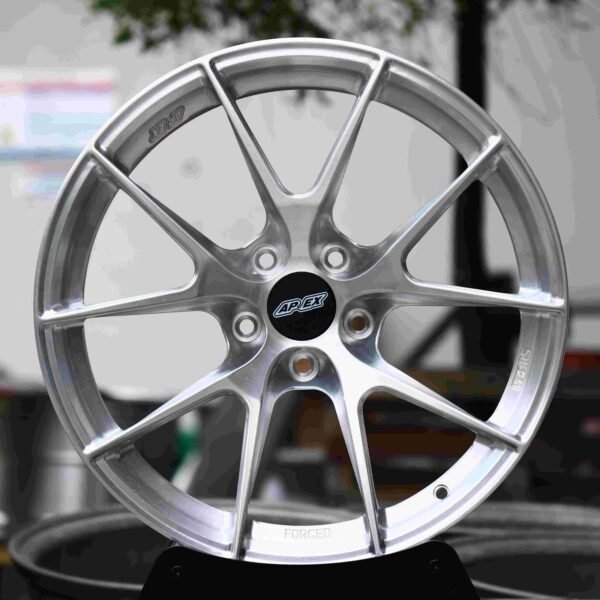 Toyota GR86 wheels – VS-5RS Brushed Silver 5 Y-Spoke (APEX VS-5RS-Style), front view