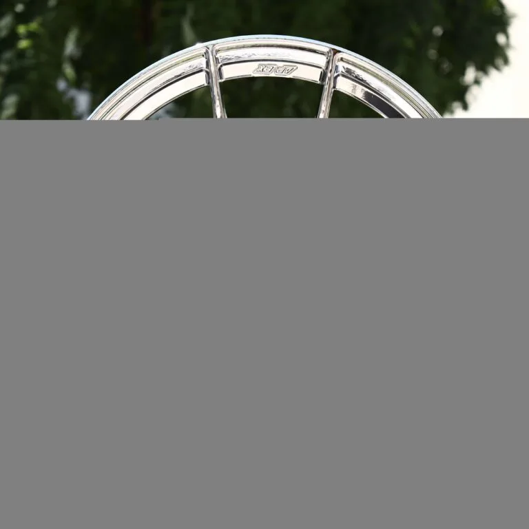 BMW M3 F80 wheels – APEX VS-5RS Chrome, front view