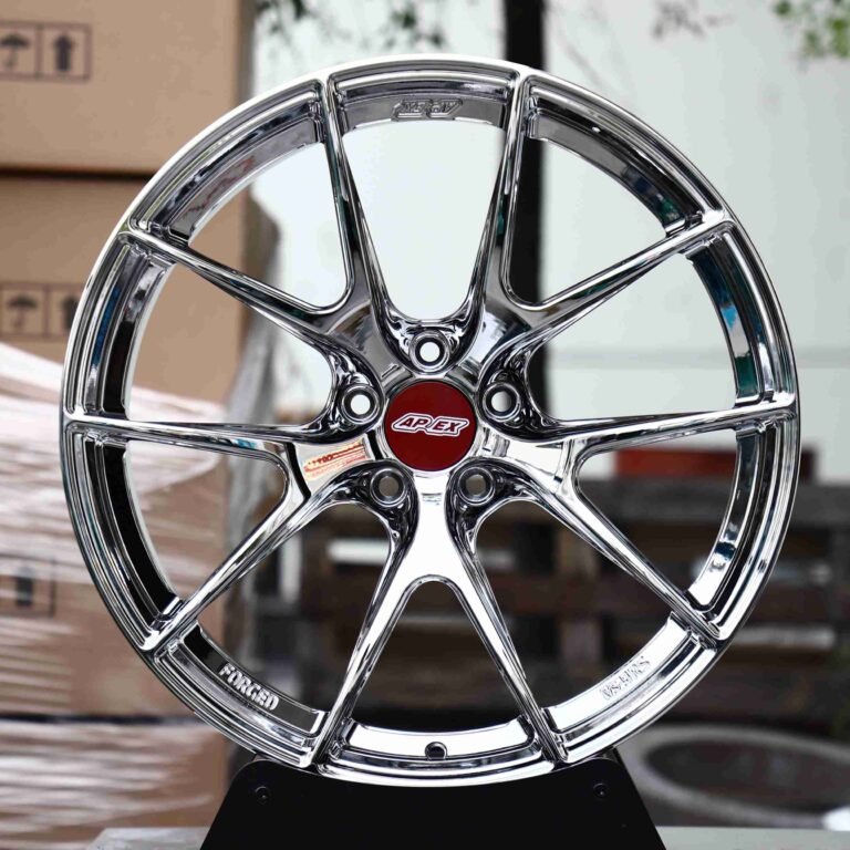 Toyota GR86 wheels – VS-5RS Chrome (APEX VS-5RS-Style), front view