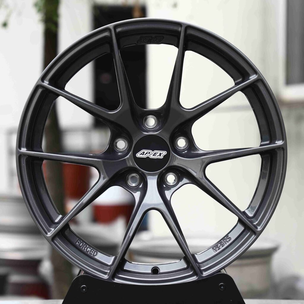 Toyota GR86 wheels – VS-5RS Light Gray 5 Y-Spoke (APEX VS-5RS-Style), front view