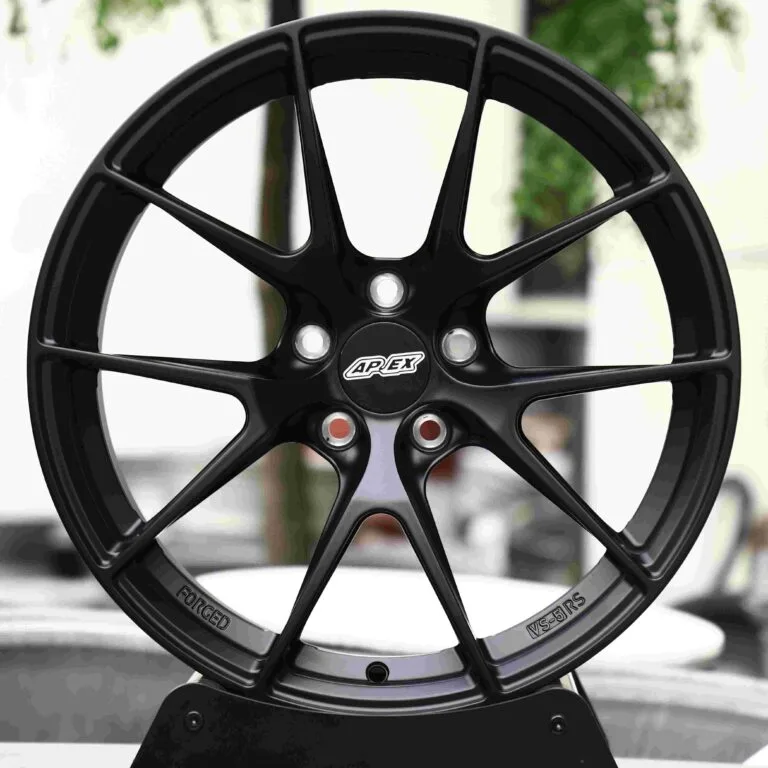 Toyota GR86 wheels – VS-5RS Matte Silver 5 Y-Spoke (APEX VS-5RS-Style), front view