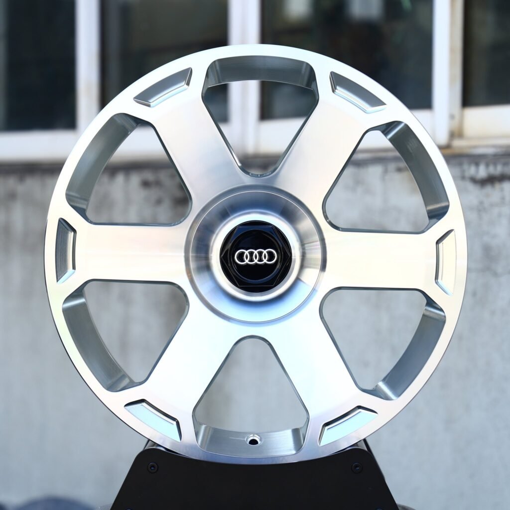 Брашированные кованые диски для Audi A4 и Audi A6, в стиле заводских дисков Audi, 6 спиц — ANK-77400