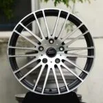 Audi OEM-Style Hyper Silver Machined Multi-Spoke Forged Wheels – Audi A4 / A6 Fitment (5-Lug)