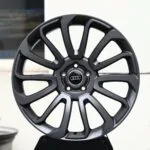 Audi OEM-Style Matte Gunmetal Multi-Spoke Forged Wheels – Audi A4 / A6 Fitment (5-Lug)