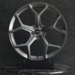 Audi OEM-Style Transparent Gray Custom Forged Wheels – Audi A4 B9 / A6 C8 Fitment (5-Lug)