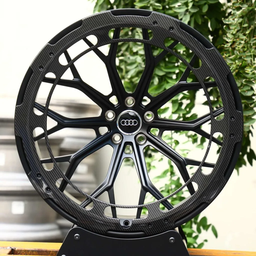 Audi Style Carbon Black 5-Spoke Forged Wheels – Audi A6 / Audi Q7 Fitment (5-Lug)