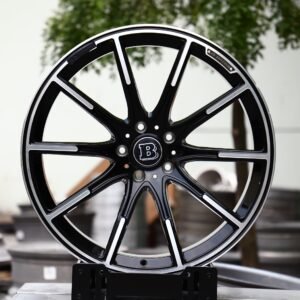 Babos Black / Machined Forged Wheels – Mercedes-Benz E-Class / Mercedes-Benz S-Class Fitment (5-Lug)