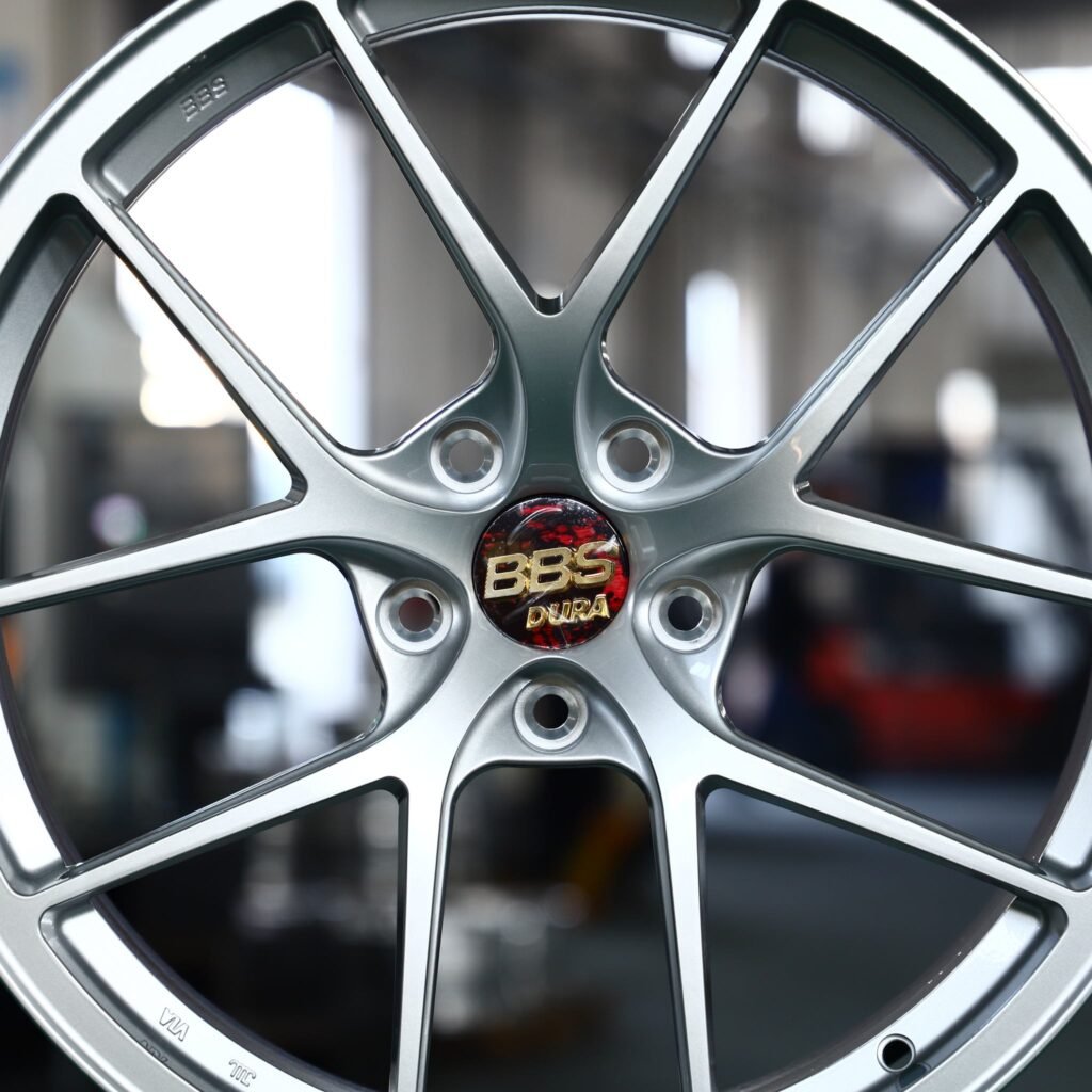 Audi A6 C8 wheels – Bright Silver 5 Y-Spoke (BBS CI-R-Style), lip and barrel detail