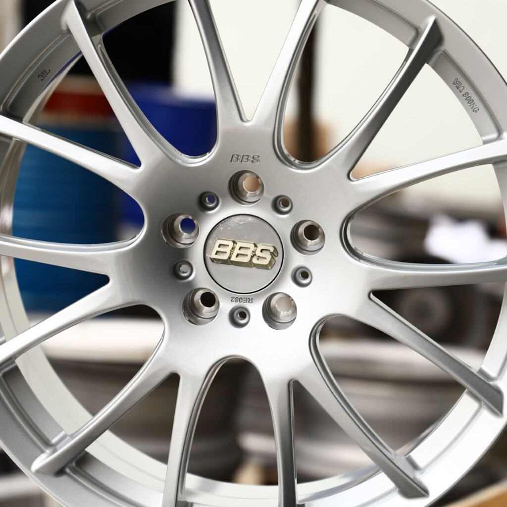 Lamborghini Huracan wheels – BBS Bright Silver 7 Y-Spoke, lip and barrel detail