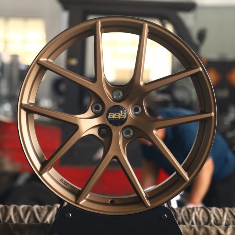 BMW M3 G80 wheels – BBS Bronze 5 Y-Spoke, front view