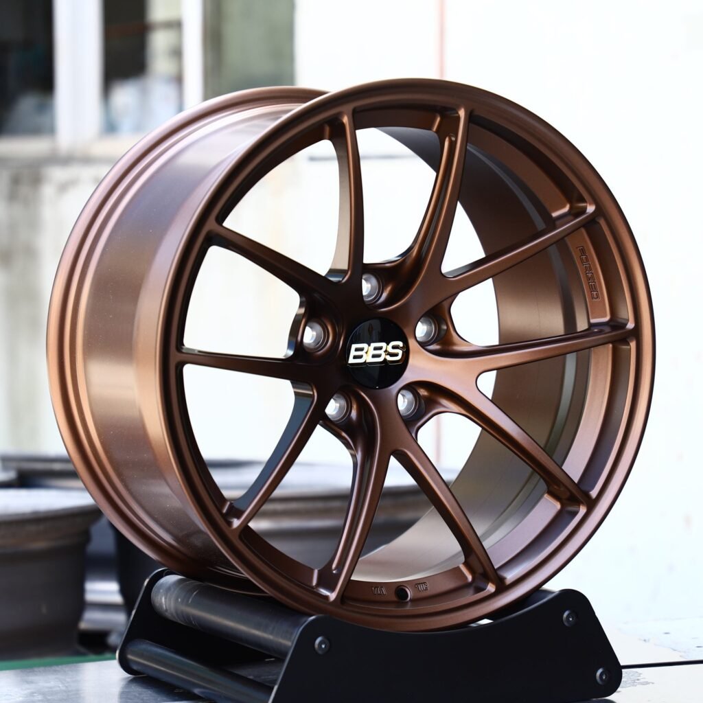 BBS Bronze Gold 5 Y-Spoke Forged Wheels - BMW 5 Series / Audi A6 Fitment (5-Lug) view 4