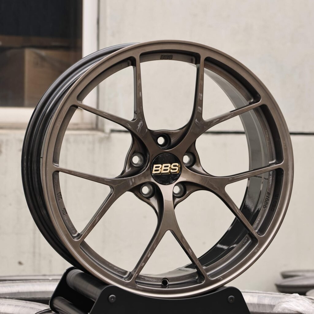 BBS Bronze Gold 5 Y-Spoke Forged Wheels - BMW M3 / Audi RS5 Fitment (5-Lug) Monoblock forged wheel
