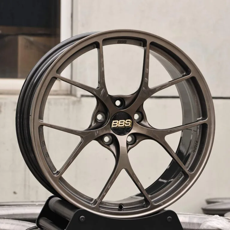 BMW M3 G80 wheels – Bronze Gold 5 Y-Spoke (BBS RI-D-Style), front view