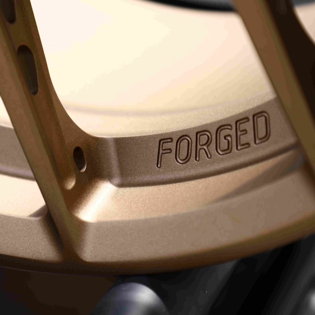 Lamborghini Huracan wheels – BBS Bronze / Gold 5 Y-Spoke, lip and barrel detail