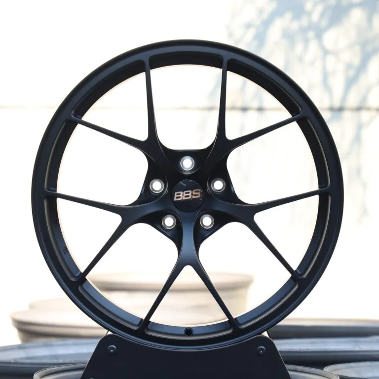 BMW M3 G80 wheels – Gloss Black 5 Y-Spoke (BBS RI-D-Style), front view