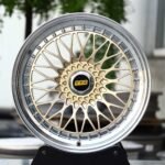 BBS RS-Style Gold / Silver Deep Lip Forged Wheels – BMW M3 E46 / Porsche 911 Fitment (5-Lug)
