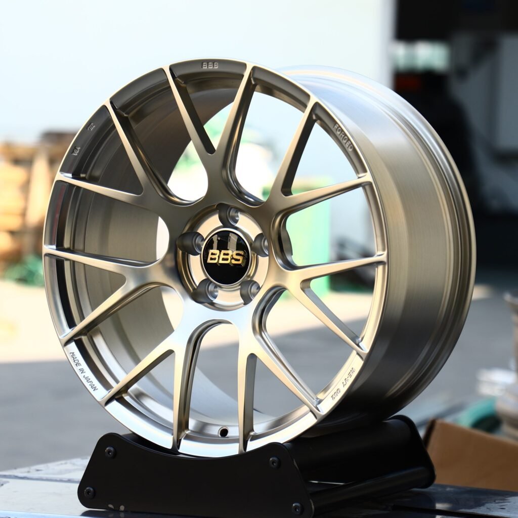 BBS Hyper Silver 7 Y-Spoke Forged Wheels - BMW 5 Series / Audi A6 Fitment (5-Lug) view 2