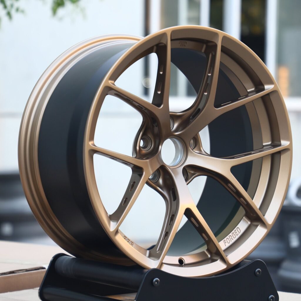 5x120 wheels – Bronze 5 Y-Spoke (BBS LM-Style), side view