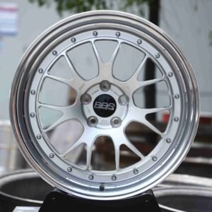 BBS LM-Style Matte Silver Forged Wheels - BMW M3 E46 / Porsche 911 Fitment (5-Lug)