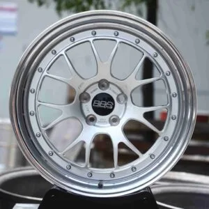 BBS LM-Style Matte Silver Forged Wheels - BMW M3 E46 / Porsche 911 Fitment (5-Lug)