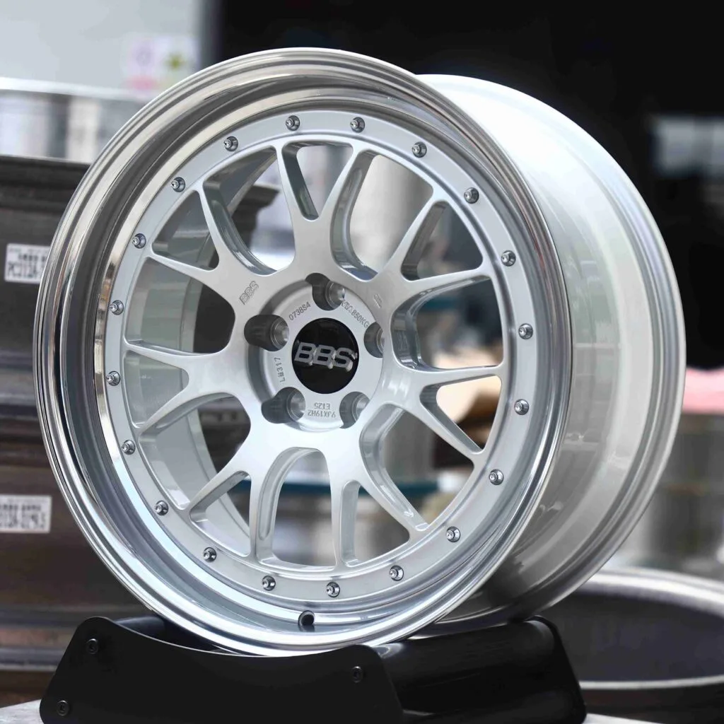 BBS LM Matte Silver Forged Wheels - Porsche 911 / BMW M3 Fitment (5-Lug) view 2
